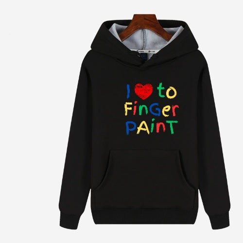 I love to finger paint