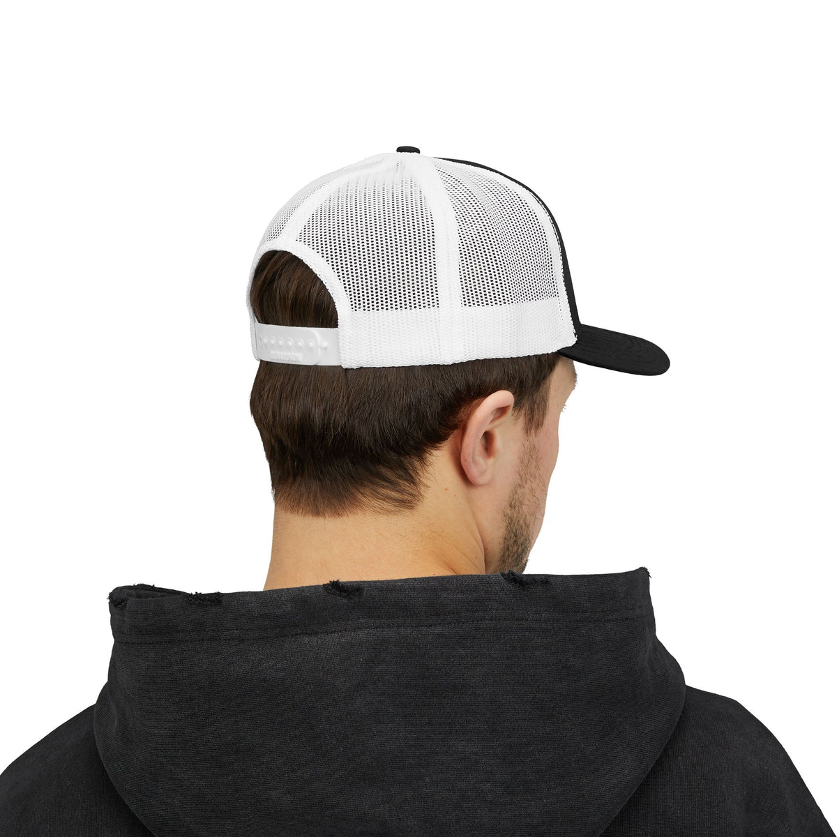 Uno Más Upside-Down Embroidered Trucker Hat
