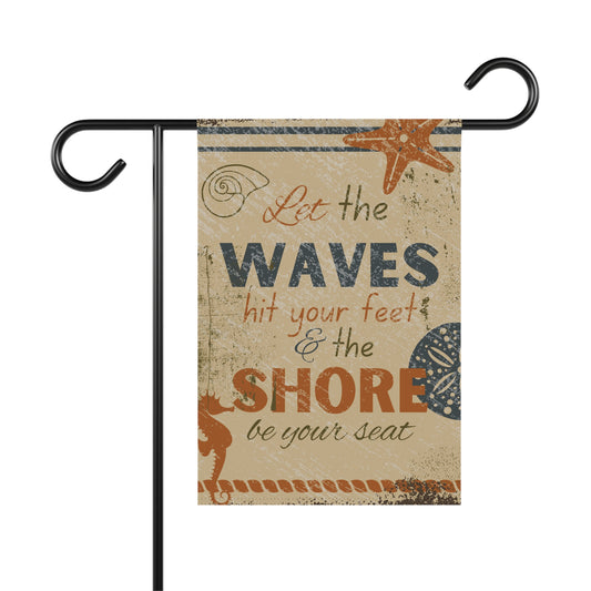 Beach Theme Garden & House Banner